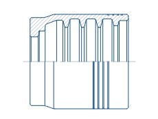 NON SKIVE 4 Spiral Ferrule 20.NS4 illustration