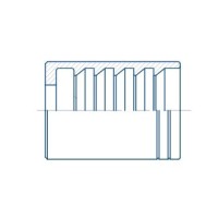 NON SKIVE 2 Wire Braid Ferrule 20.201 / 20.302 product image
